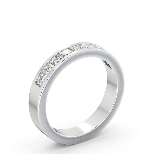 Juno Half Eternity Princess Lab diamond Channel Set Ring
